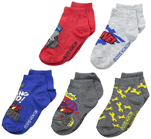 Blaze & The Monster Machines Little Boys' 5 Pack Shorty Socks, Assorted, One Size/5-6.5