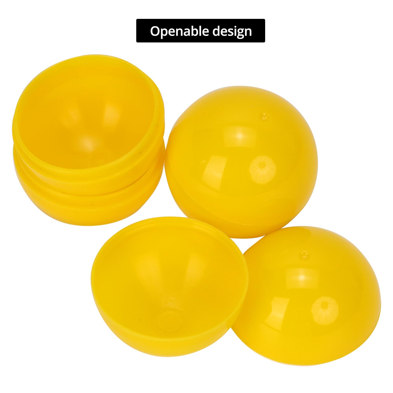 QWORK® 50 szt. wydrążonych piłek loteryjnych 3 cm 5 kolorów małe kulki do napełniania na upominki imprezowe