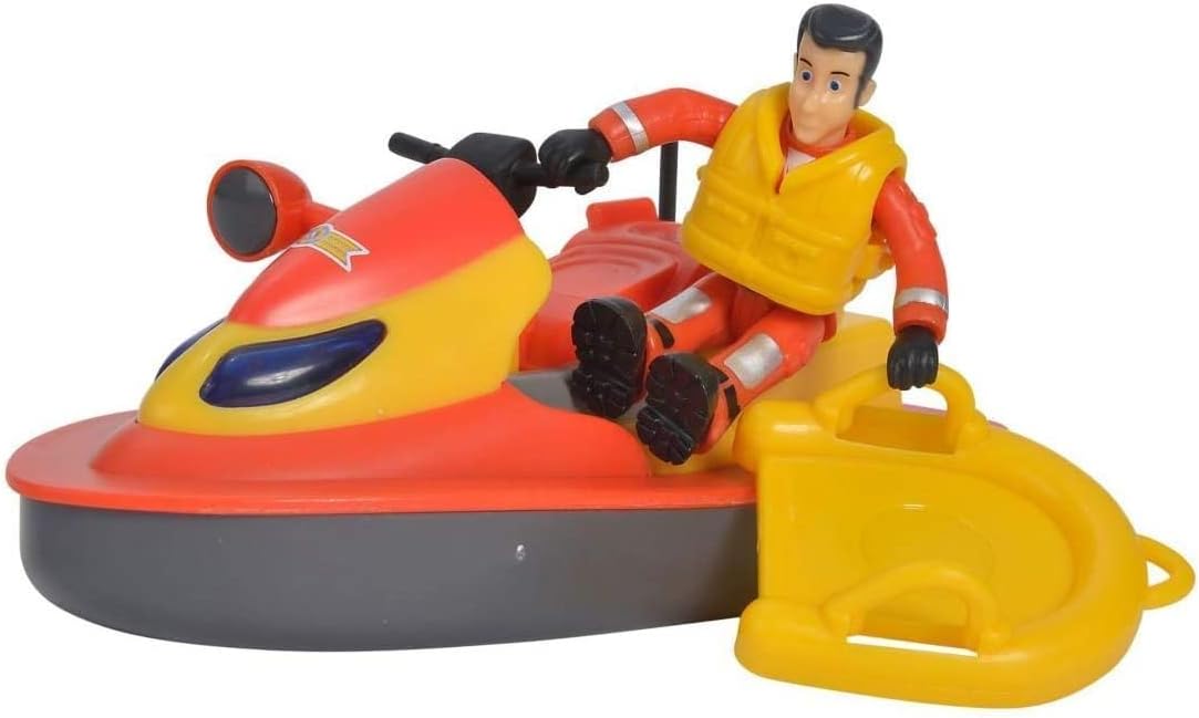 Fireman Sam Juno Jet Ski and Figurine, Multi-Colour