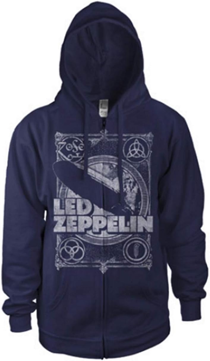 Led Zeppelin Zip Hoodie 2025