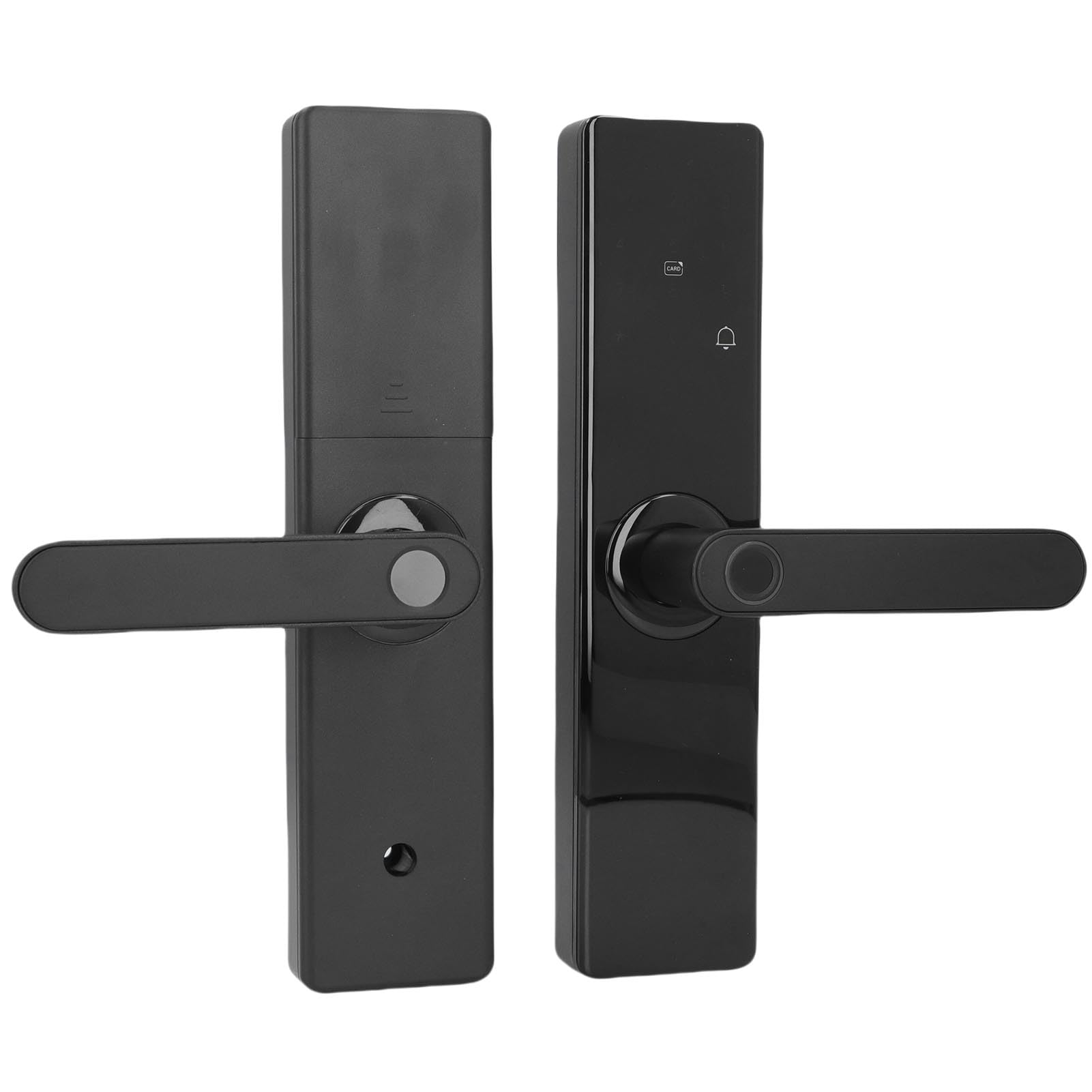Serratura Digitale Intelligente per Porta, Tastiera Touchscreen Biometrica, Codice di Accesso, Senza Chiave, per Porta in Legno, Riconoscimento a 360 Gradi, Controllato App, Cilindro di