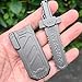 T-Conceal EDC Fidget Sliders Fidget Toys Stress Relief for Adults Metal Toy Mechanical Push Stress Relief Toy Sword Style Fidget Toy for (Grey)