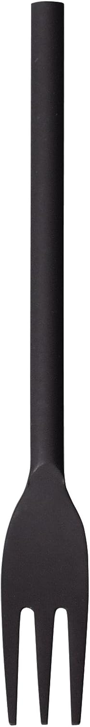 Kobo Aizawa 1481-B6 Fruit Fork, Circle, Brass Western, Black