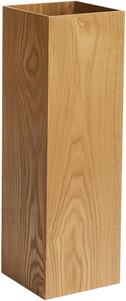 Umbrella Storage Bucket Wooden Umbrella Holder Stand with Drip Tray for Entryway Home Office Hotel
