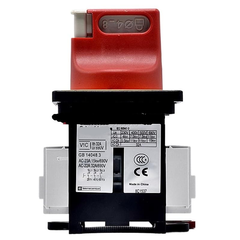 Din Rail Parts 32A 3P VCF1C (V1C + KCF1PZC) Load Switch Body V1C and Panel KCF1PZC Switch-disconnector