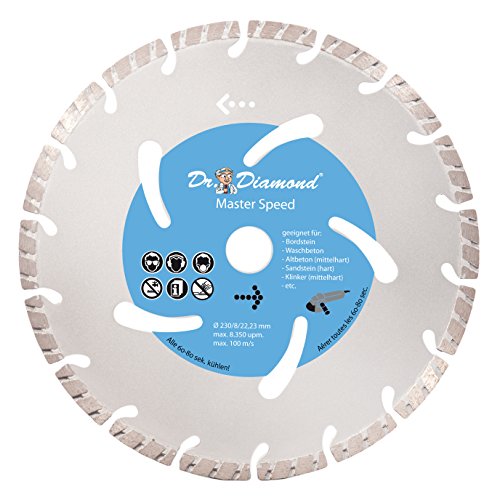 Diamante (Master Speed Diámetro 230 – Disco de diamante para hormigón Bordillo