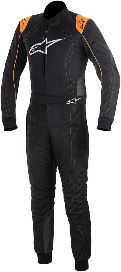 アルパインスターズ K-MX9 SUIT レーシングスーツ (156) Black Orange 58サイズ レーシングカート・走行