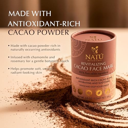 NATÚ BOTANICALS Revitalizing Cacao Hydrating Face Mask