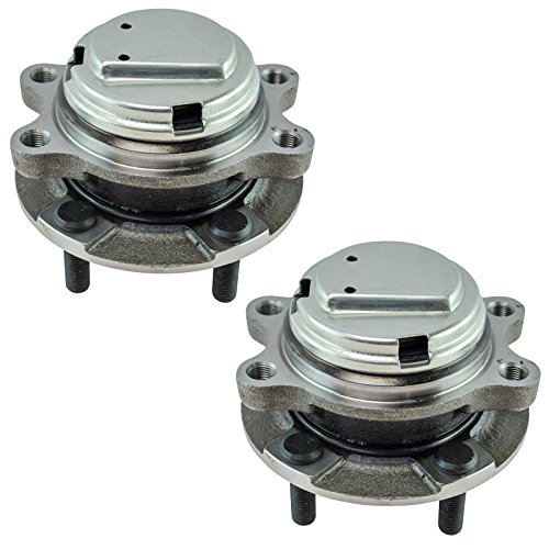 Image of TRQ Front Left and Right Wheel Bearing and Hub Assembly Set 2 Piece Compatible with 2014-2023 Infiniti Q50 RWD 2017-2022 Q60 RWD 2009-2020 Nissan 370Z