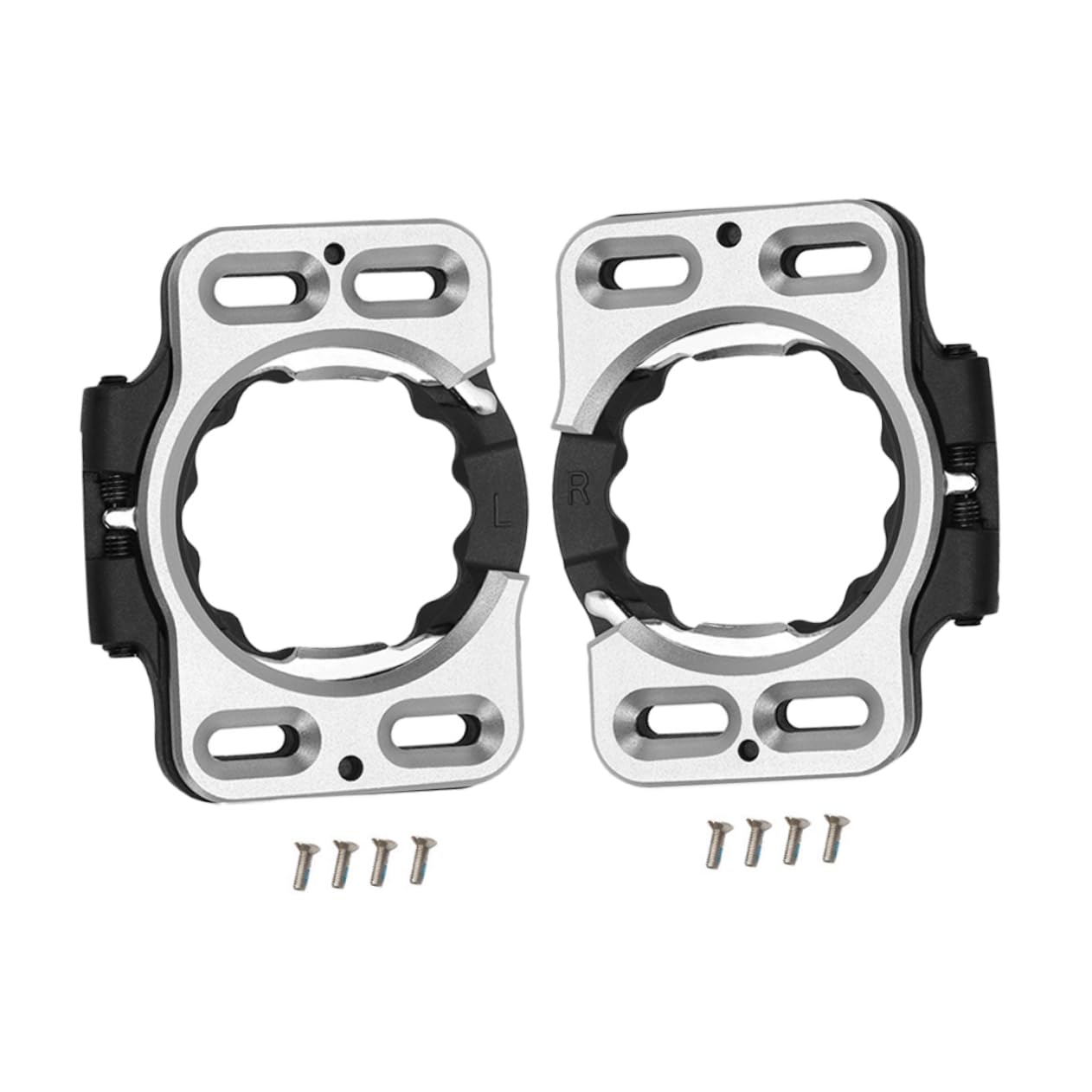 GALPADA 2pezzi Tacchette Per Bici Da Strada Sgancio Rapido Adattatori Per Pedali Da Ciclismo Copritacchette Per Ciclismo Clip Per Pedali Da Bicicletta Convertitore Per Tacchette Per Scarpe