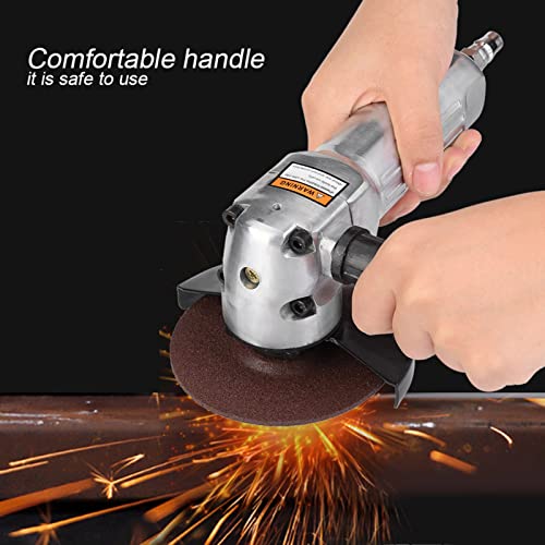 Angle Grinder, 4in Sanding Pad Angle Grinder Polisher, Pneumatic Grinding Tool for Deburring Oxidation - Image 2