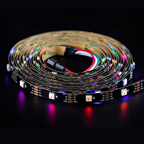 Tira LED RGB direccionable WS2815 5m con control Bluetooth miniatura 2