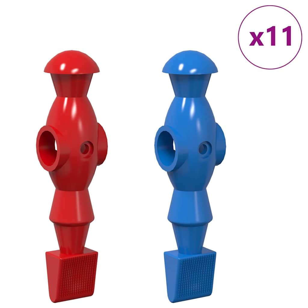 Ensemble de pièces de Joueurs de Baby-Foot Modernes en Plastique HIPS Noir et Blanc pour Tables de Jeu intérieur, Facile à Assembler, Durable, pour l'entretien et la réparation