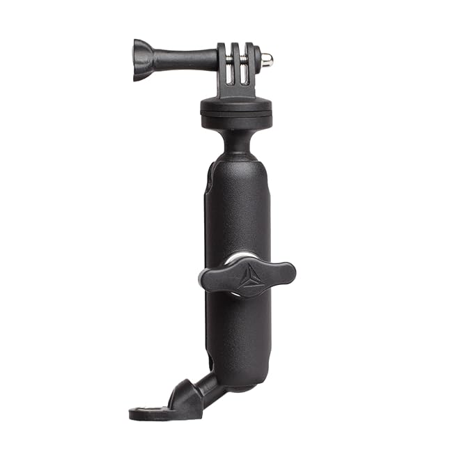 Motowolf Action Camera Holder Mirror Aluminium Alloy Mount by Matrix Tech for Gopro Hero 10/9/8/7/6/5/4/3+/3/2/1 ,SJCAM ,YI ,EKEN H9R,Noise Play,Insta 360 one x2,Insta 360 Go, DJI Osmo