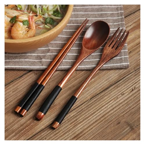 Accesorios de comedor ecológicos y palillos de vajilla de bambú natural 3