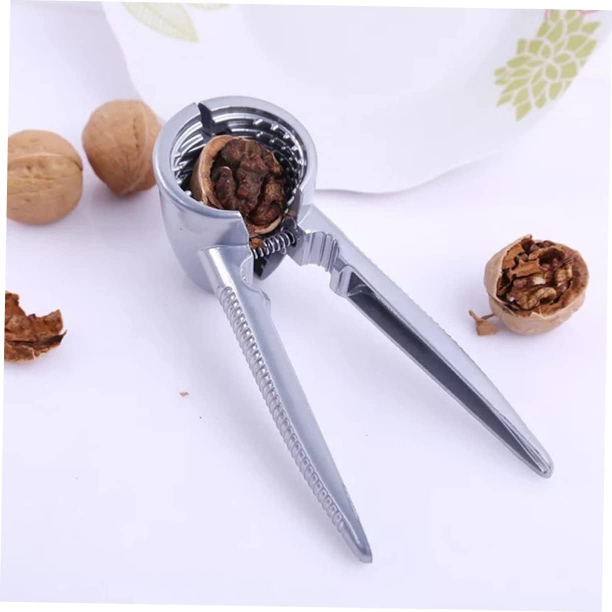 Aluminum Alloy Nut Cracker Walnut Sheller for Home Kitchen Use