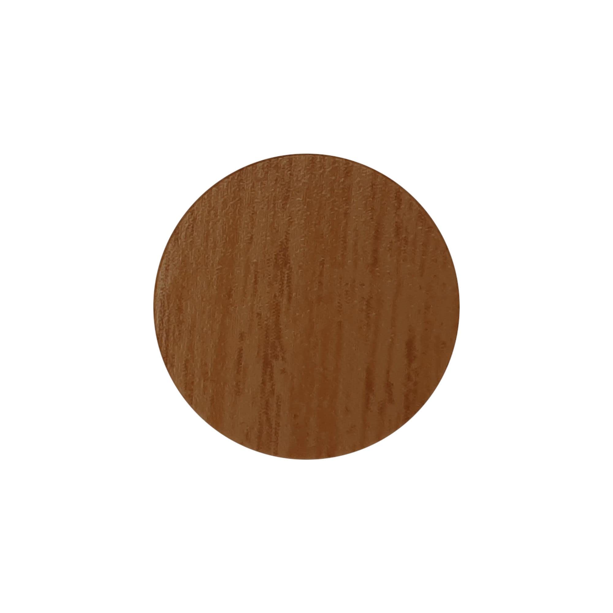 Tappi A Scatto A Cupola Snap-on &ndash; Marrone Teak Opaco &ndash; Copriviti Per Viti 6/8g &ndash; Plastica