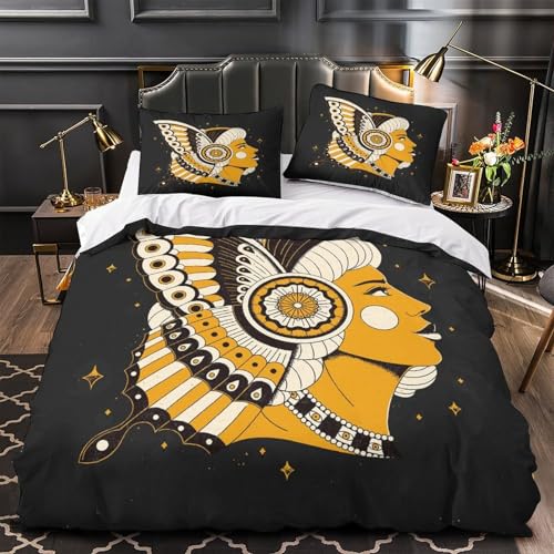 Housse de couette papillon 3D avec fermeture éclair pour lit super king - 2