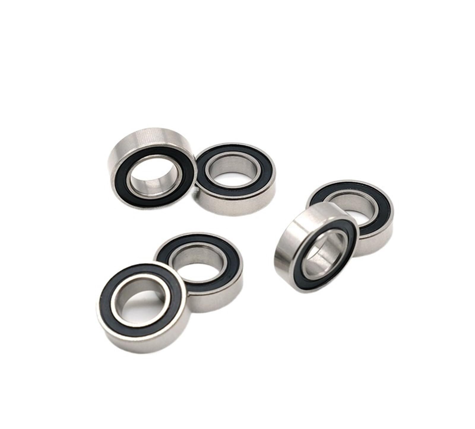 Bimetaliczna tarcza uszczelniająca Mikro łożysko zwykłe 1 szt. S689RS 9x17x5mm ABEC-9 Hybrydowe łożyska ceramiczne ze stali nierdzewnej Łożysko uszczelnione gumą