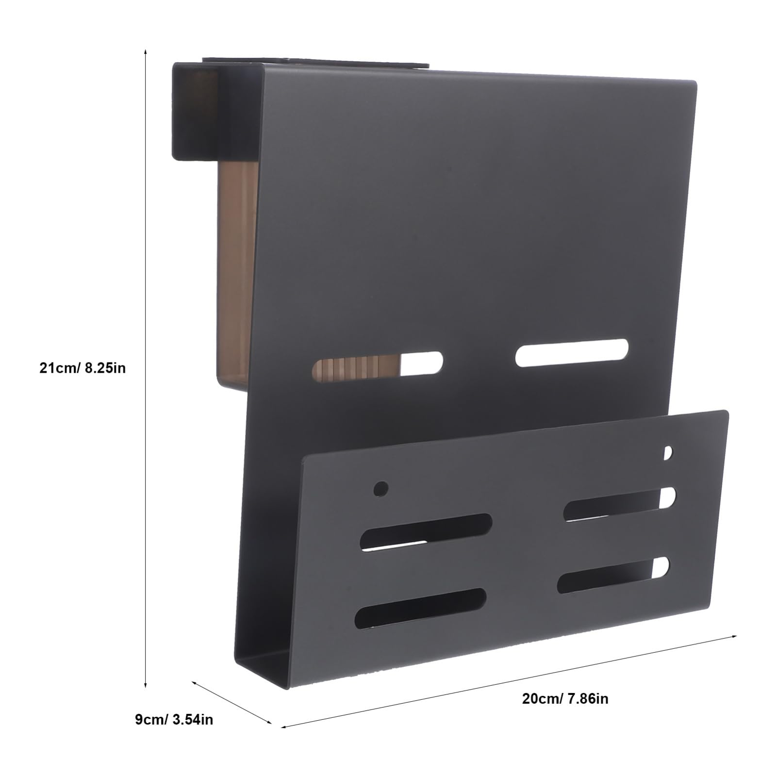 STOBAZA Wall Mounted Kitchen Utensil Rack Cutting Board Holder Multifunctional Spoon Container with Drain for Easy Water Discharge Saving Design