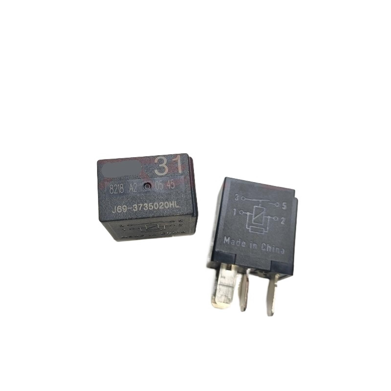 Conjunto de relés automotrices J69-3735020HL 12V de alta conductividad con 4 pines