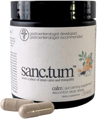 Sanctum™ Physician Formulated & Physician Recommended Gut Calming Supplement for Discomfort, Bloating, and Stress