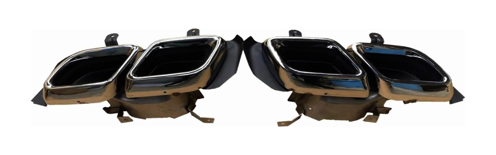 Per Cadillac Per CT5 2020 2021 2022 Nero In Acciaio Inox Auto Ricambio Coda Uscita Aria Vent Tubo Scarico Punta Terminale Scarico