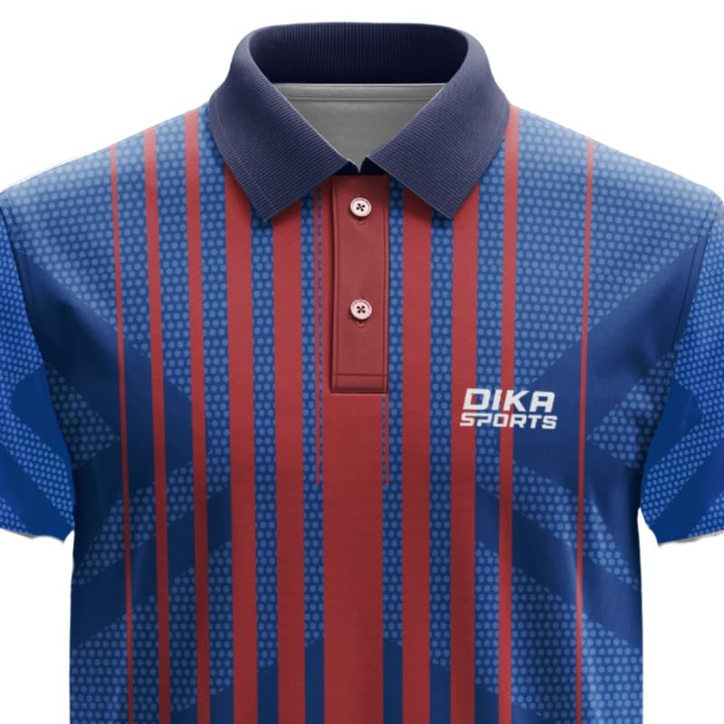 Image of Dika Sports Cricket Custom Player Name and Number Jersey Cricket Tshirt for Men | 2 Year to 5XL