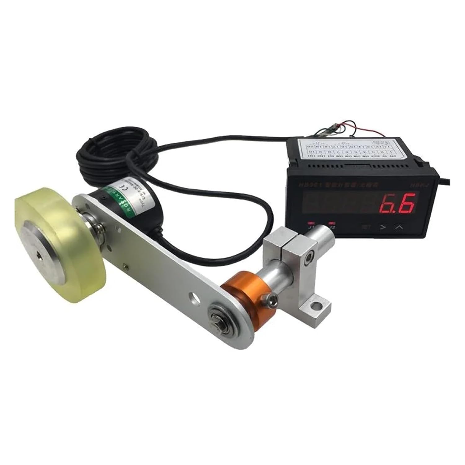 High-Precision Plus and Minus Counter Meter with Encoder + Meter Wheel + Bracket DIY Electronic for DIY Electronic(B)