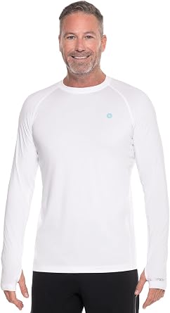Mens Agility Long Sleeve Performance T-Shirt - UPF 50+ Sun Protection - Sonora