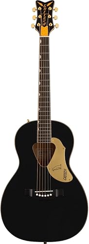 Gretsch G5021E Rancher Penguin Parlor Guitarra Acústica-Eléctrica - Negro