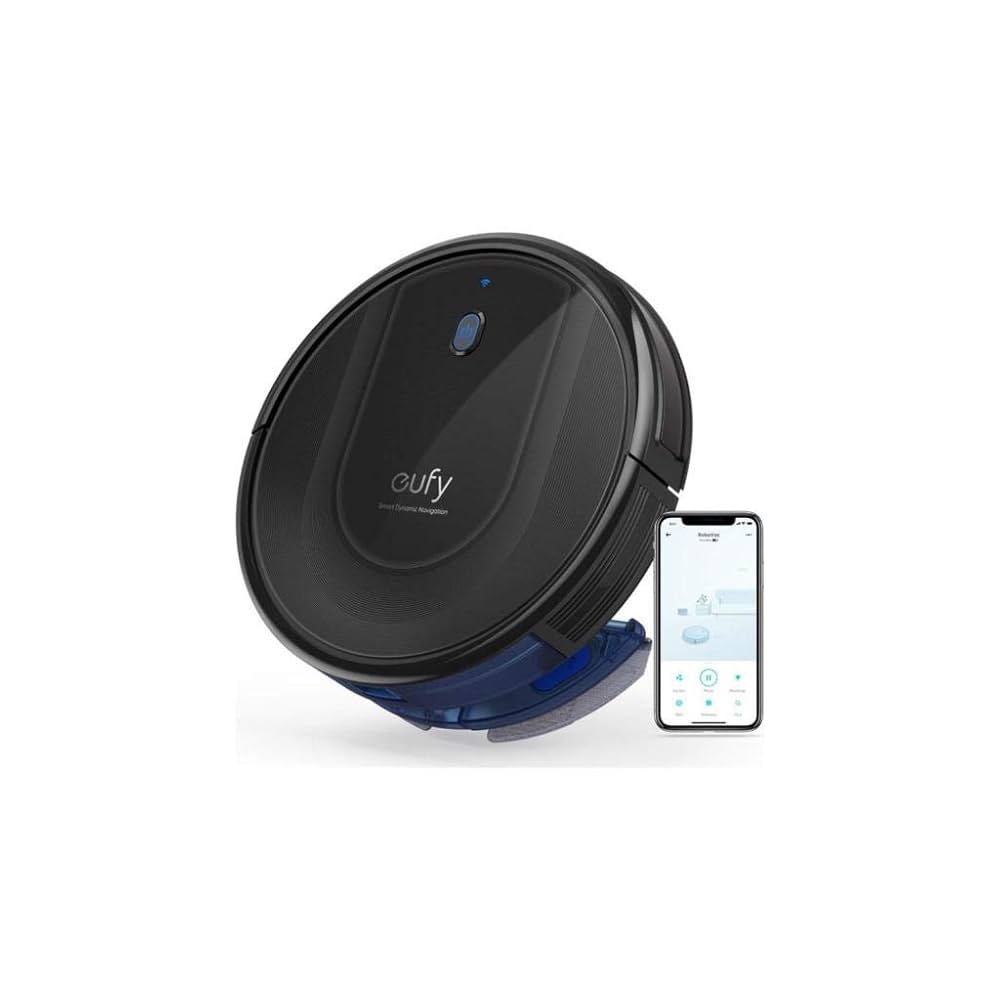 eufy Robovac G10 Hybrid 本体 black Eufy RoboVac G10 Hybrid vacuum cleaner, Black | Etisal Stores