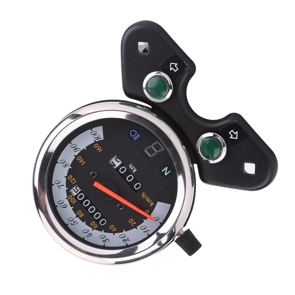 Contagiri contachilometri Contagiri Per Motocicletta Da 12 V, Contagiri Digitale, Contachilometri A LED, Contagiri, Doppio Misuratore Per