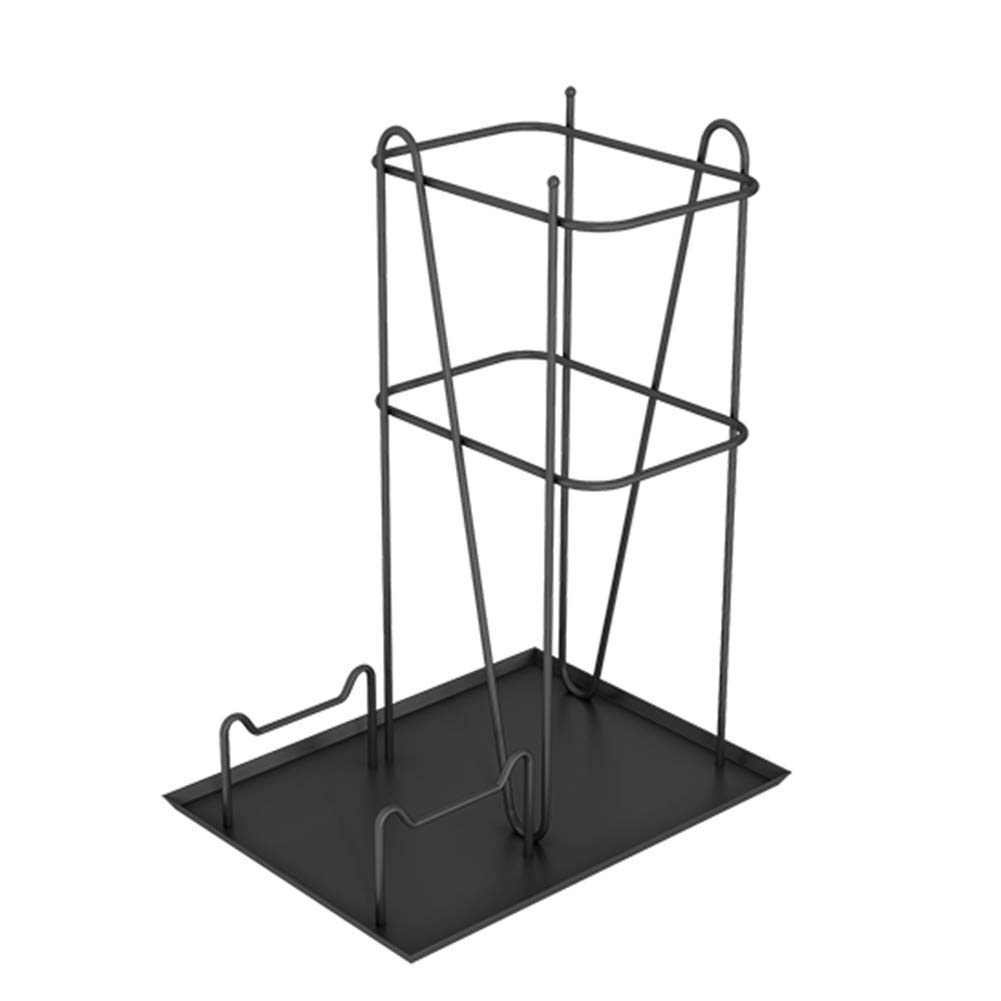 Organisateur porte-parapluie peu encombrant métal noir entrée avec plateau