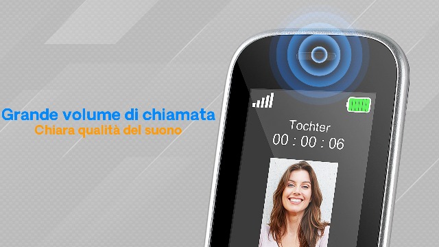 artfone 4G VoLTE Cellulare per anziani senza contratto, con tasti grandi, Dual SIM Rentnerhandy, telefono cellulare con pulsante di emergenza SOS, batteria da 1800 | RDN Street Market