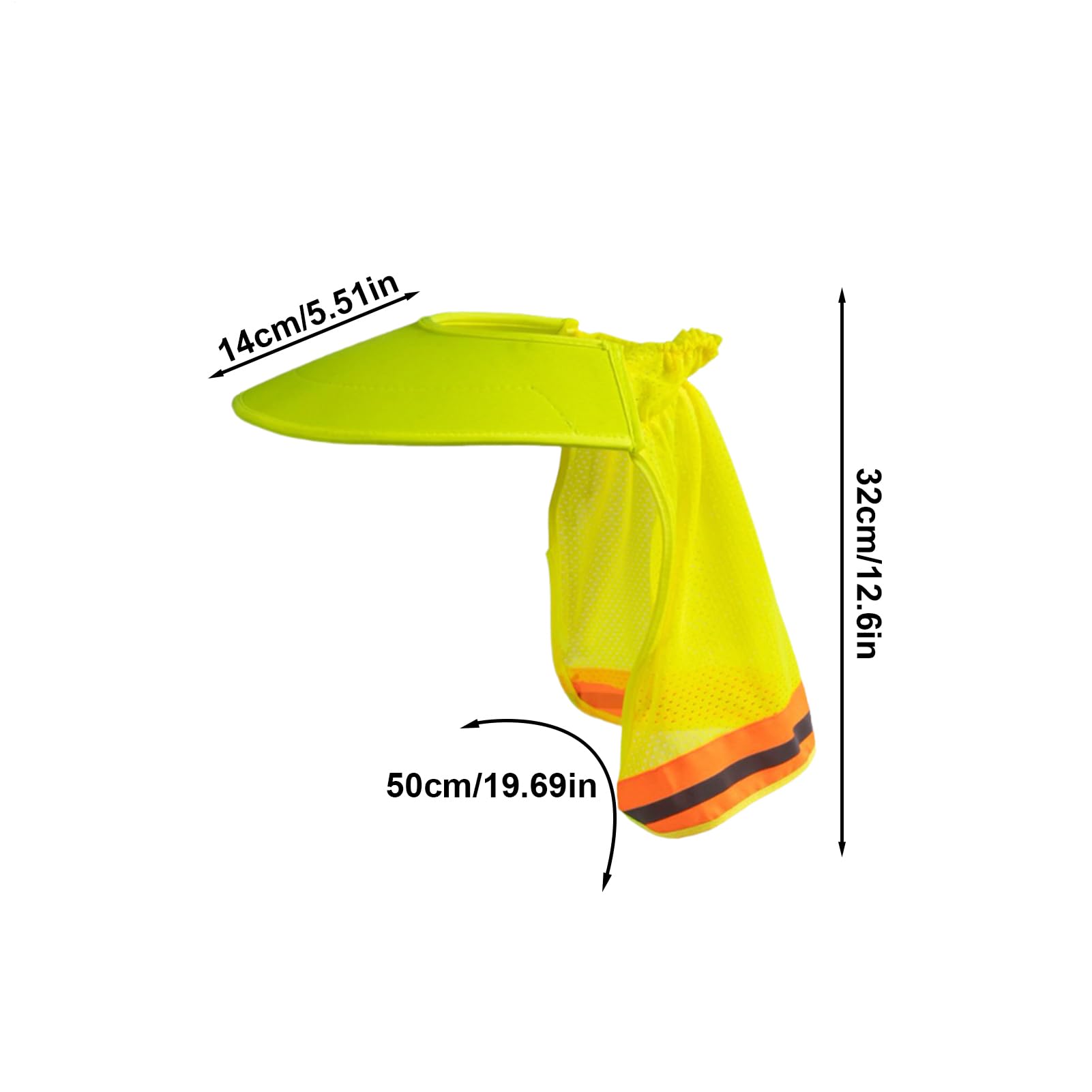 Visera Solar para Casco de Seguridad,Visera Protectora Transpirable para Casco | Protección UV Ajuste De Tensión Protección Laboral En Obras
