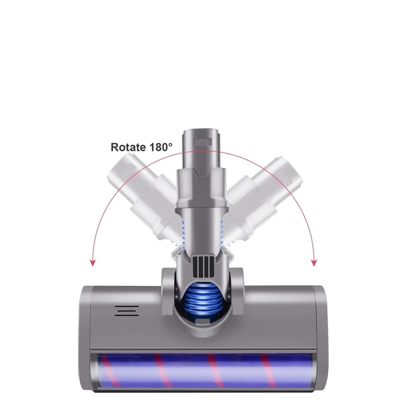Herramienta motorizada for Cabezal de Cepillo de Suelo, Accesorios de Rodillo barredor Suave for aspiradora, Compatible con Dyson V6 DC58 DC59 DC61 DC62