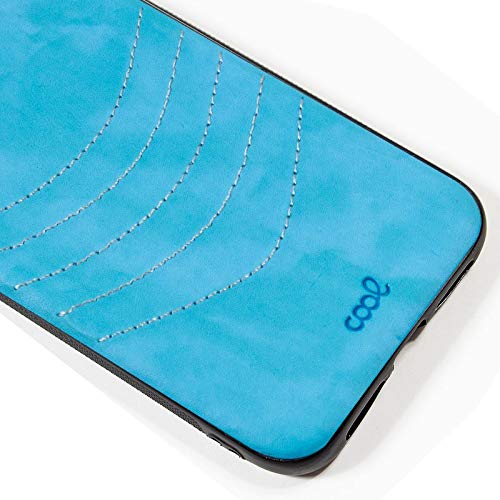 Cool Case for iPhone 11 Pro MAX Leather Blue Embroidery, multicoloured - Image 2