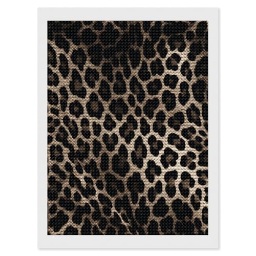 Cuadro de diamantes de leopardo negro VstaDank para eliminar el estrés con manualidades