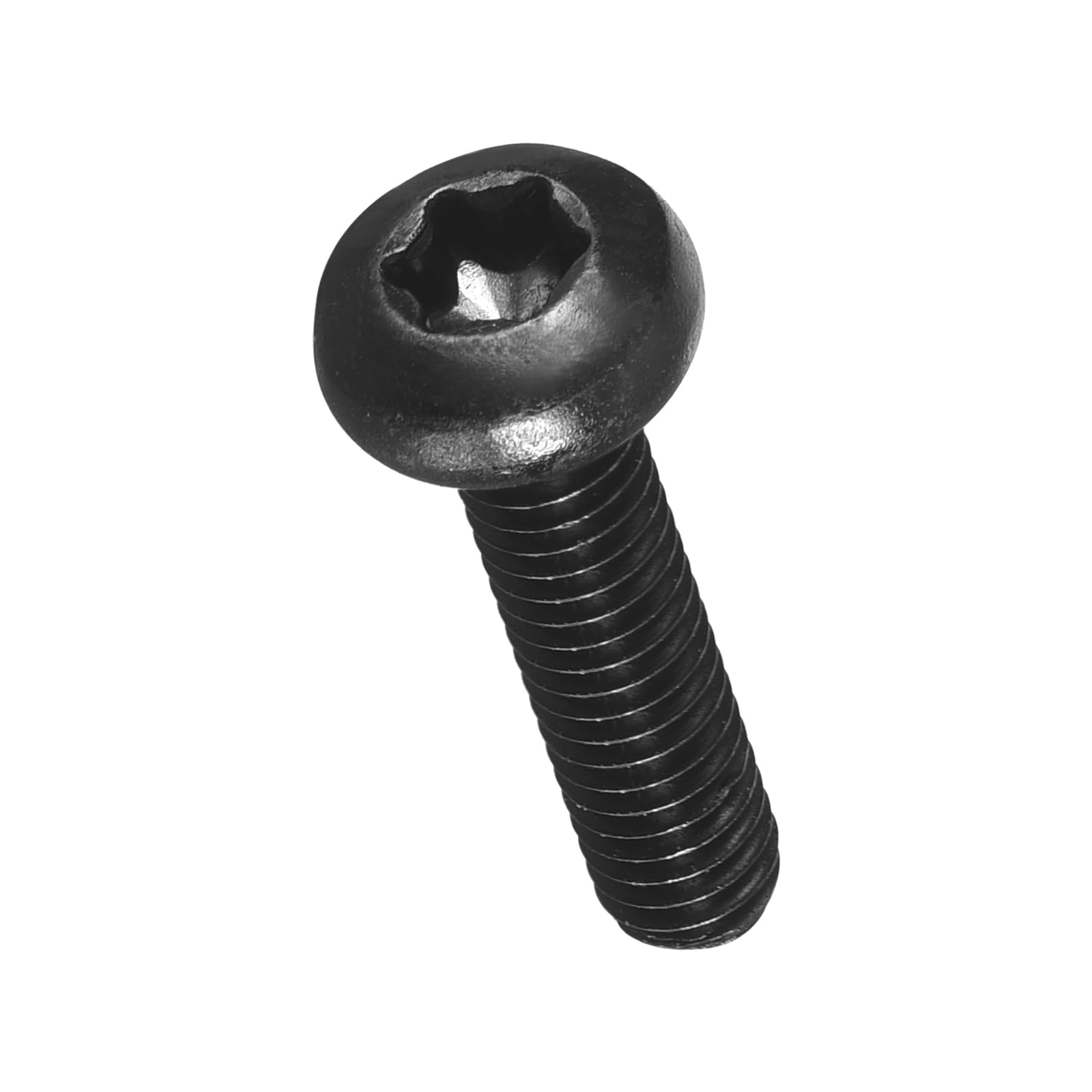 METALLIXITY Pan Head Torx Security Screws Bolts (M4-0.7x16mm) 100Pcs, Button Torx Head Machine Screws Carbon steel