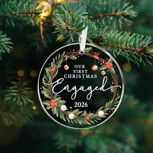 HEXMOZ Engagement Ornament 2026 - Engagement Gifts for Couples, Women, Her - Image 5