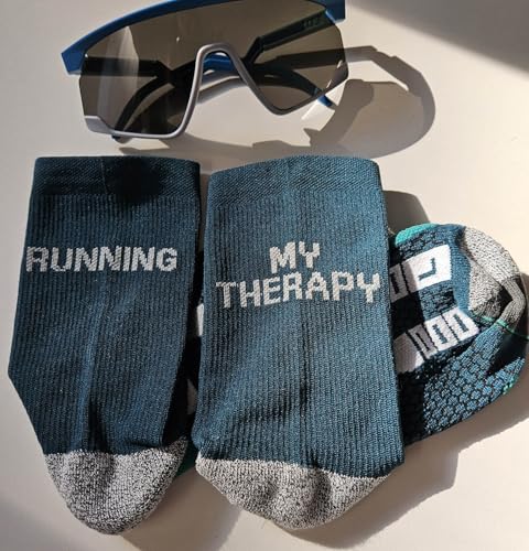 TODO Running Socks with Funny Inscription RUNNING RAID CREW Trail Running Socks for Men, Women. Breathable Runners Socks2