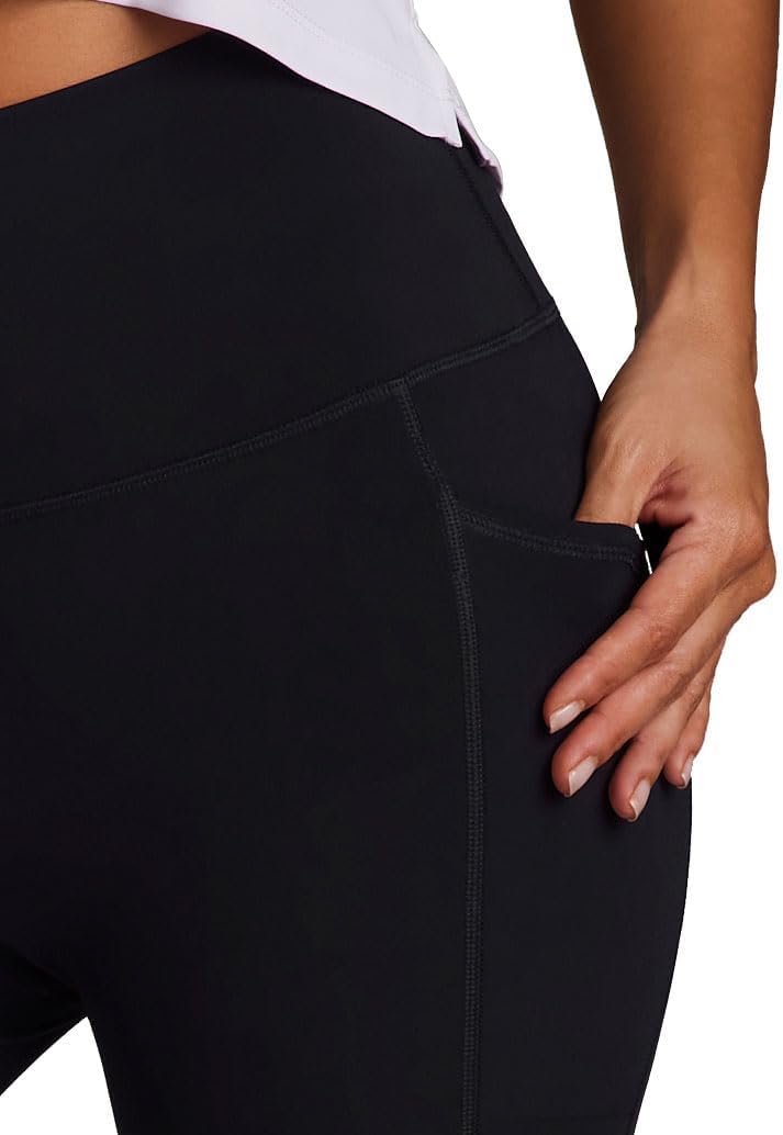 RBX Active Women's Ultra Soft Solid Workout Running Yoga Leggings with Pockets - Image 7