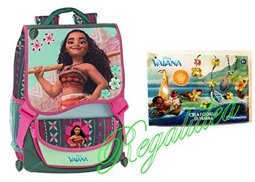 Disney: Mochila escolar extensible con correa para el hombro Vaiana 2017 2018 para niña