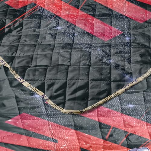 Image of Northwest Star Trek Classic Warp Speed C Quilted Throw Blanket 60x80 inches