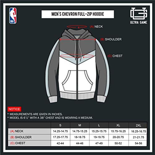 Sudadera con capucha NBA para abrigarse con estilo, diseño Ultra Game con cremallera 6