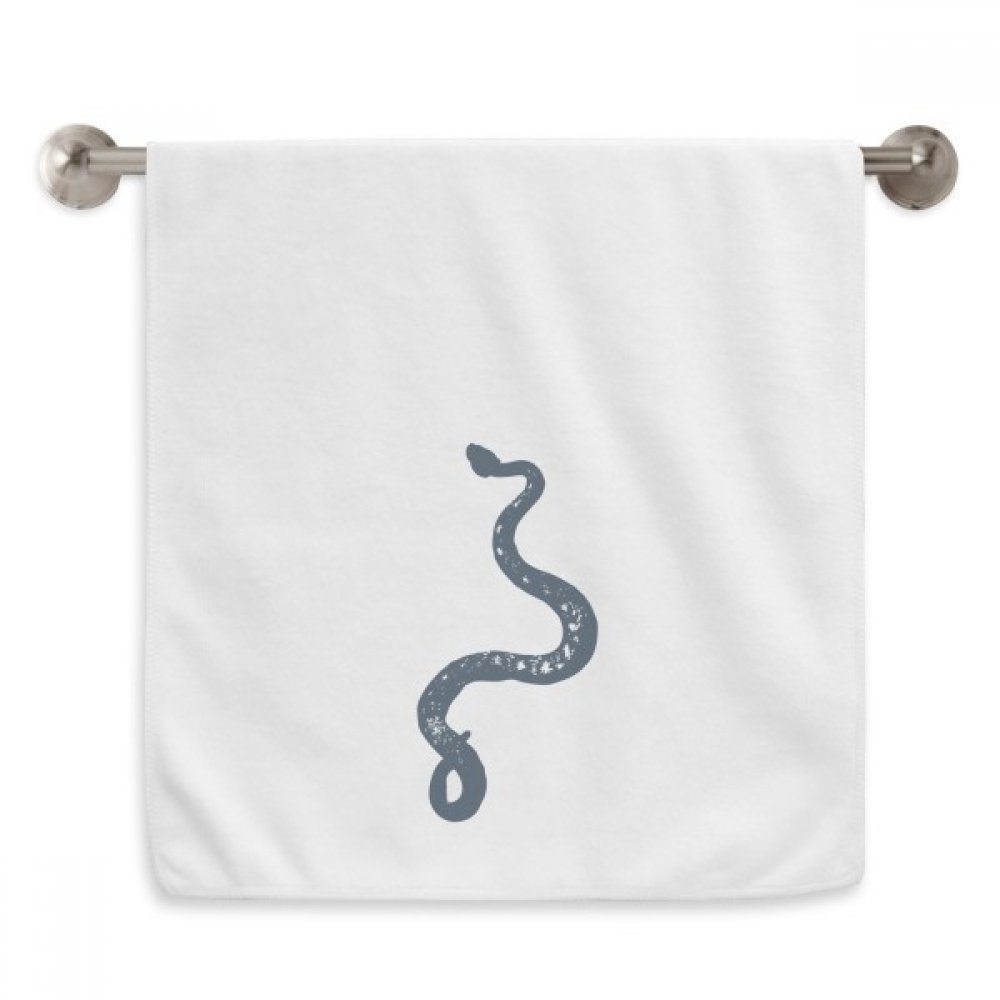 Serviette de toilette serpent noir pour éliminer l'humidité du visage