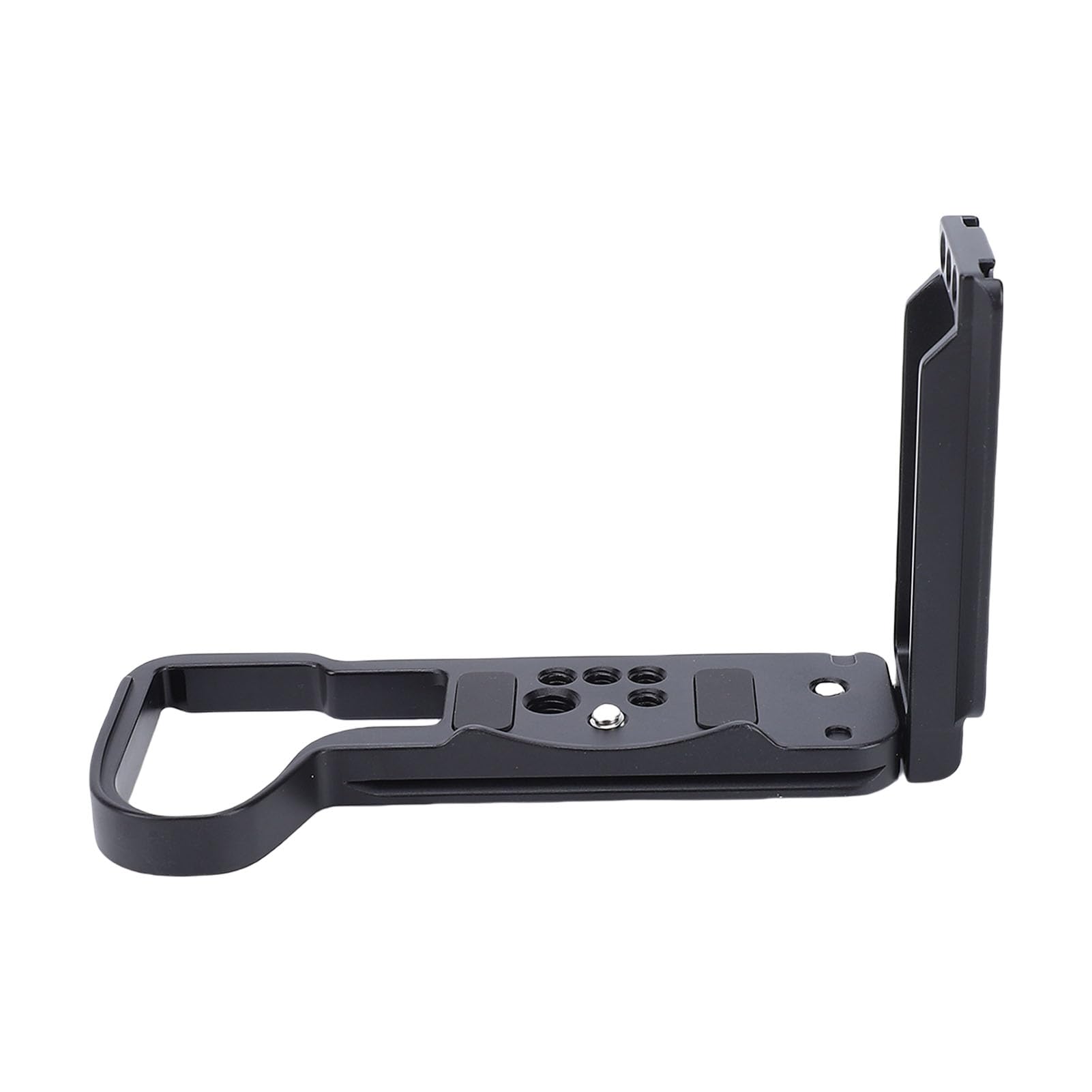 Staffa a L con Sblocco Rapido per S5II, Supporto Macchina (BLACK) | Materiale in lega di alluminio, compatibilità universale, aperture precise