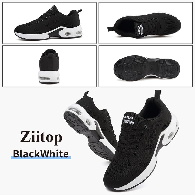Damen-Turnschuhe, Laufschuhe, Luftkissen, Fußgewölbeunterstützung, Sneaker, Plateau-Sneaker, Damen-Wanderschuhe, Netzgewebe, atmungsaktiv, leicht, Sportschuhe, Outdoor, Fitnessstudio, athletisch,
