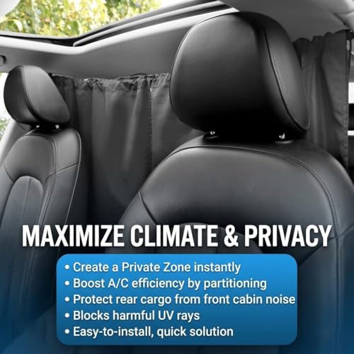 Rideau de séparation voiture Forthing T5 Evo 2022 camping occultant - 2